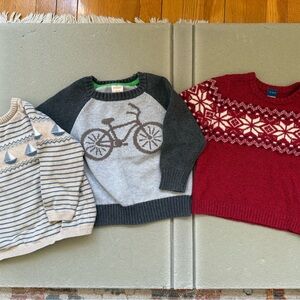 Bundle of 3 Sweaters Boys 12-18M Warm Cozy Elegant